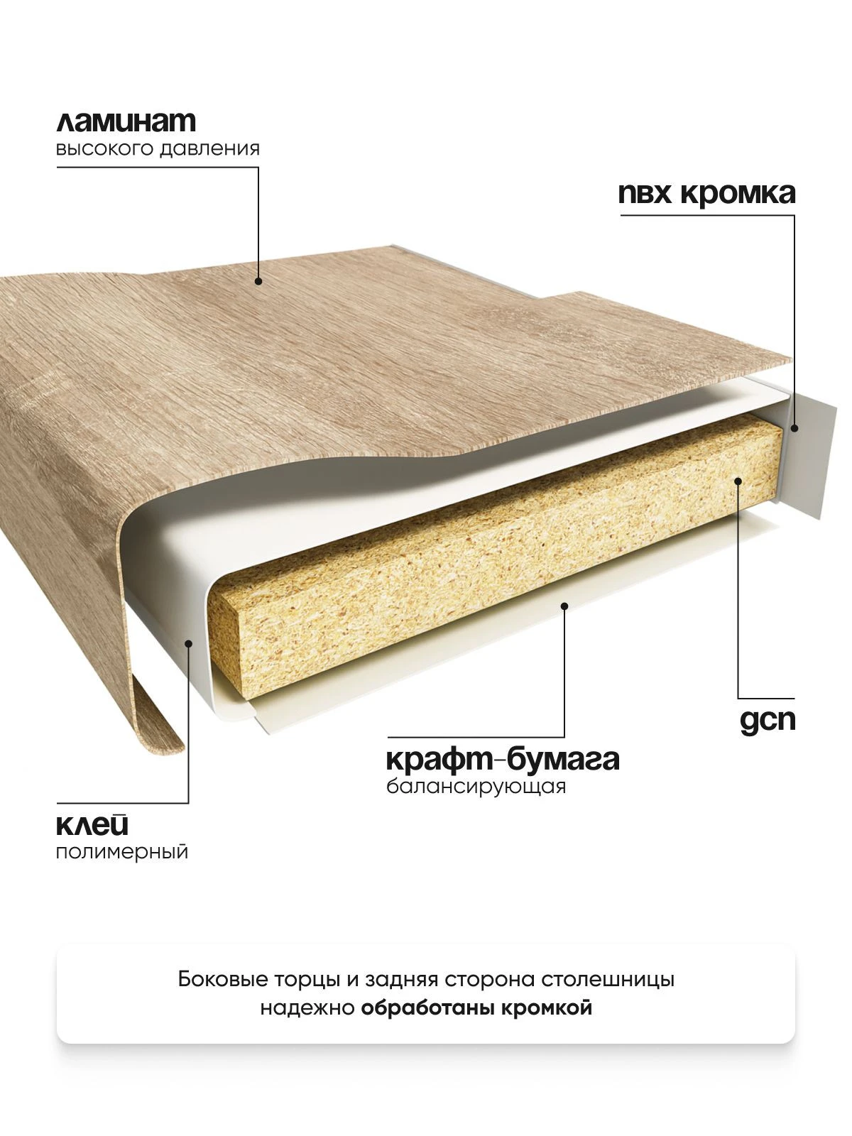 ARNIKA Кухонный гарнитур со столешницей "Довер", 140см, графит